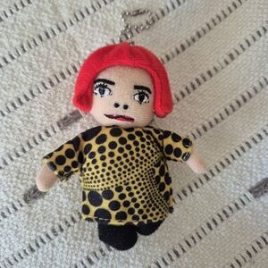 Yayoi Kusama Plush Doll Key Chain